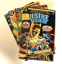 America vs. Th Justice Society (1985) 1-4 DC Comics VF/NM +bags/boards picture
