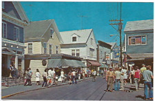 Vtg Provincetown Cape Cod Massachusetts MA Shops Commercial Street View Postcard picture