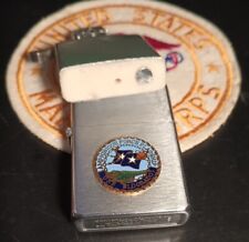Vtg. Lighter USS ELDORADO Commercial Products Co San Diego Marines Patch.  picture